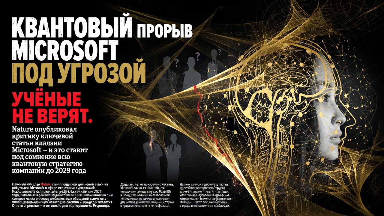 Квантовый прорыв Microsoft под угрозой. Учёные не верят.